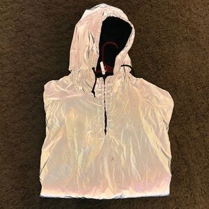 Have a very nice rain jacket windproof and keeps you try used like new